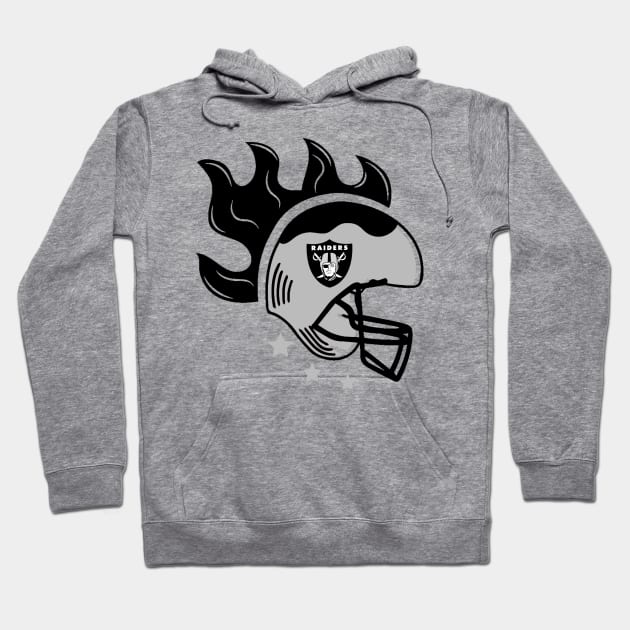 Raiders Helmet Hoodie by Bruno Pires